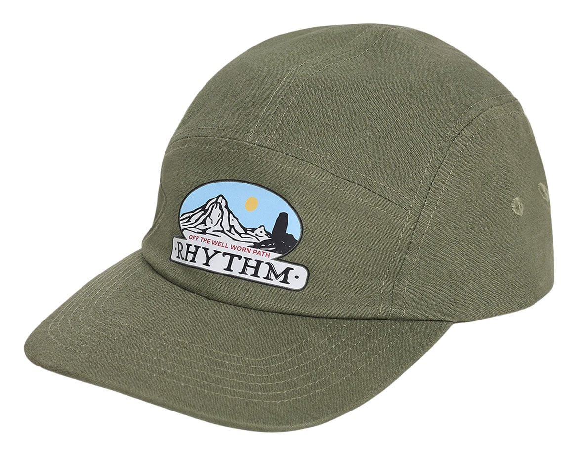 Rhythm Back Country 5-Panel Men's Snapback Hat - Olive