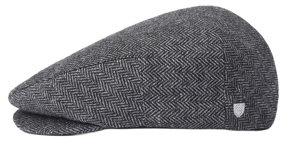 Brixton Hooligan Flat Cap - Grey / Black