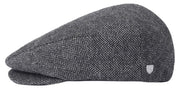 Brixton Hooligan Flat Cap - Grey / Black