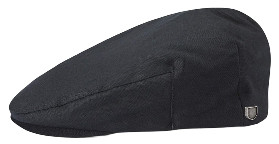 Brixton Hooligan Flat Cap - Black