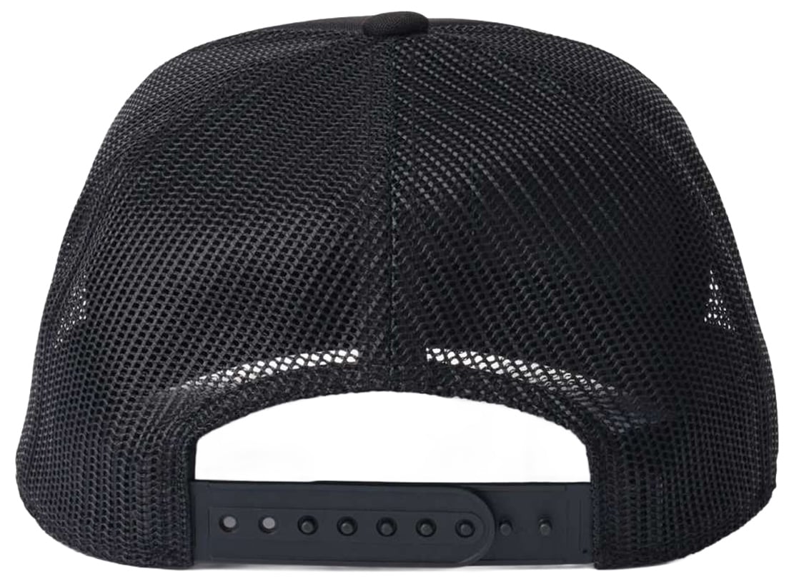 Brixton Alpha Block NP MP Men's Trucker Hat - Black – back view