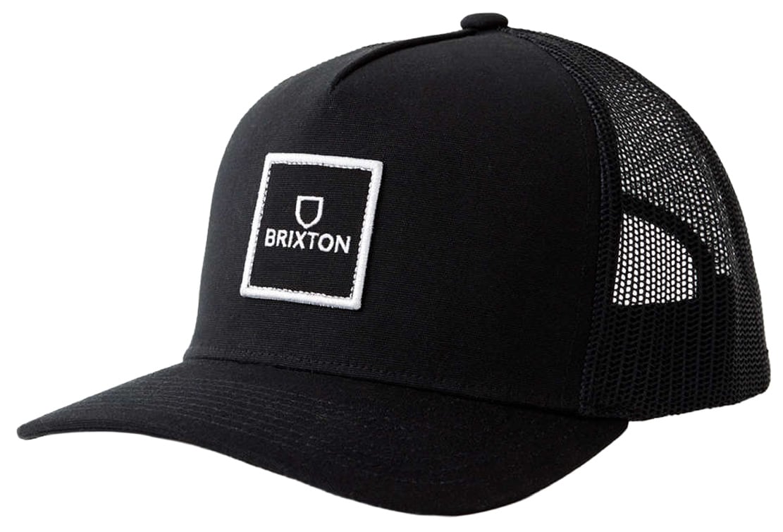 Brixton Alpha Block NP MP Men's Trucker Hat - Black