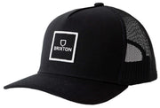 Brixton Alpha Block NP MP Men's Trucker Hat - Black