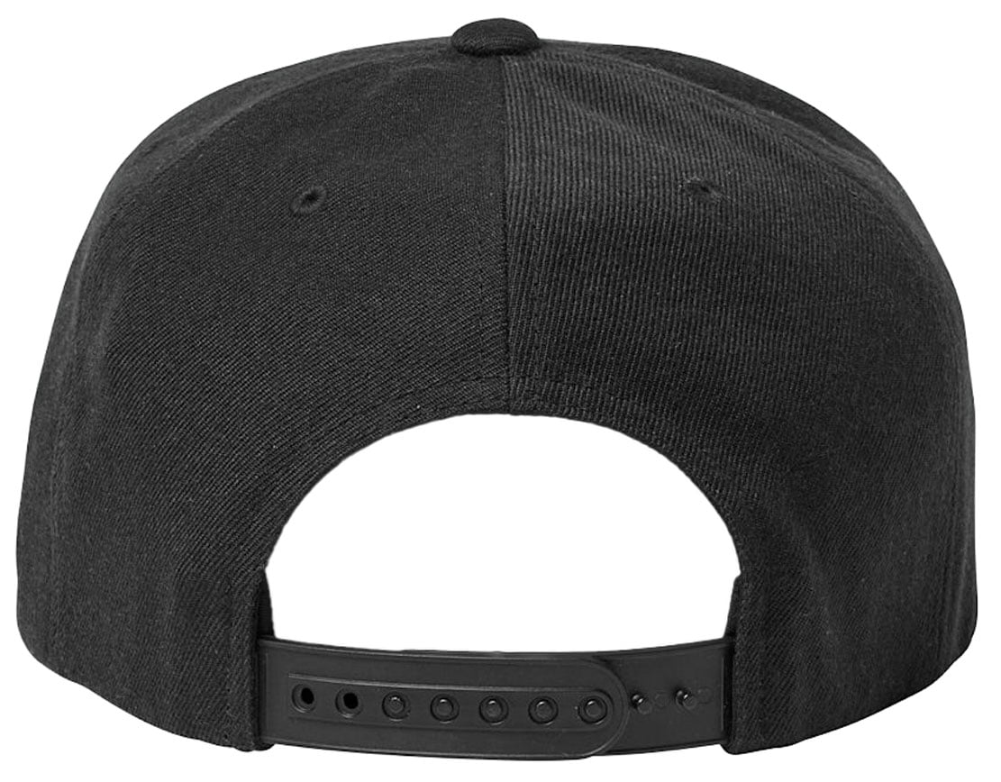 Brixton Oath III Men's Snapback Hat - Black – back view