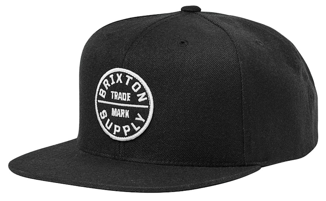 Brixton Oath III Men's Snapback Hat - Black