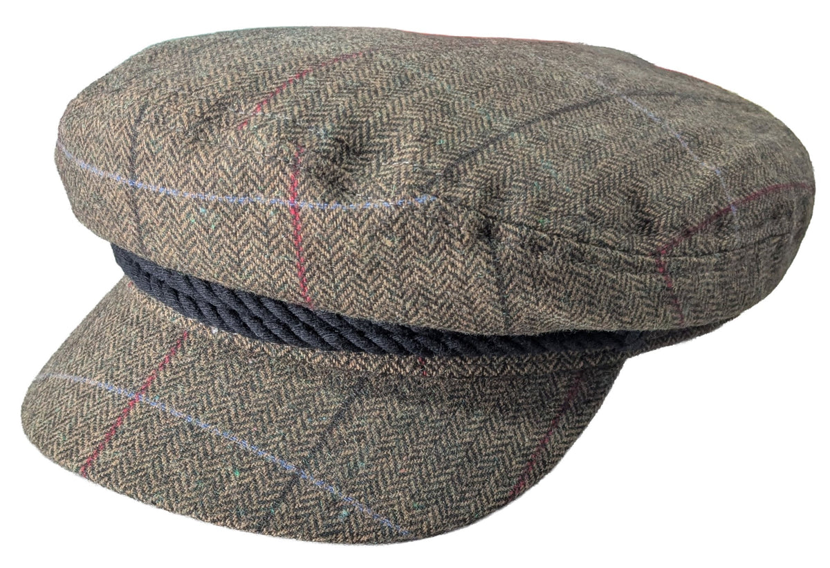 Brixton Fiddler Fisherman Cap - Brown / Black