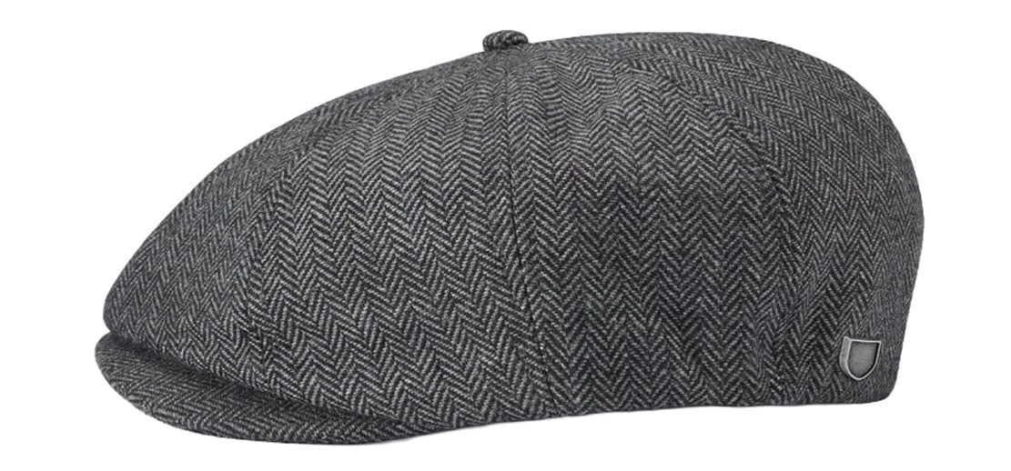 Brixton Brood Snap Cap - Grey / Black