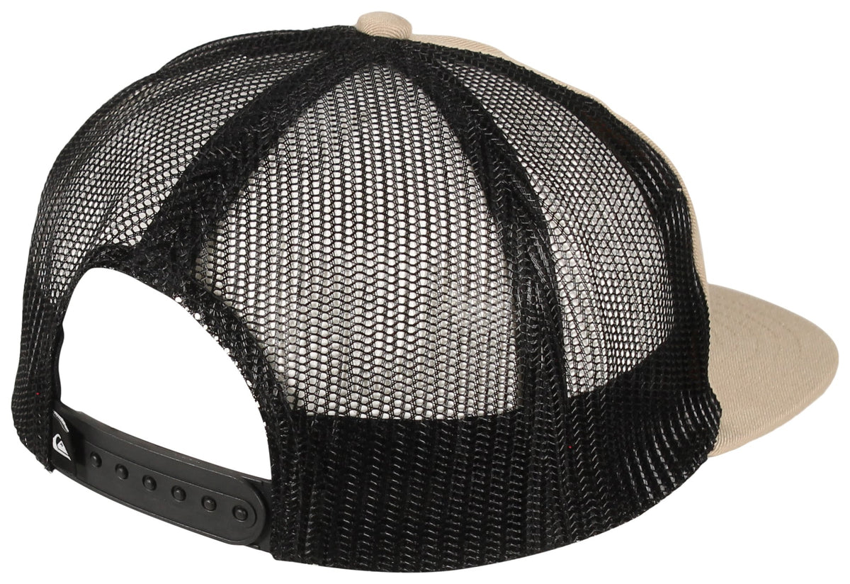 Quiksilver Ray Horizons Trucker Hat - Khaki – back view