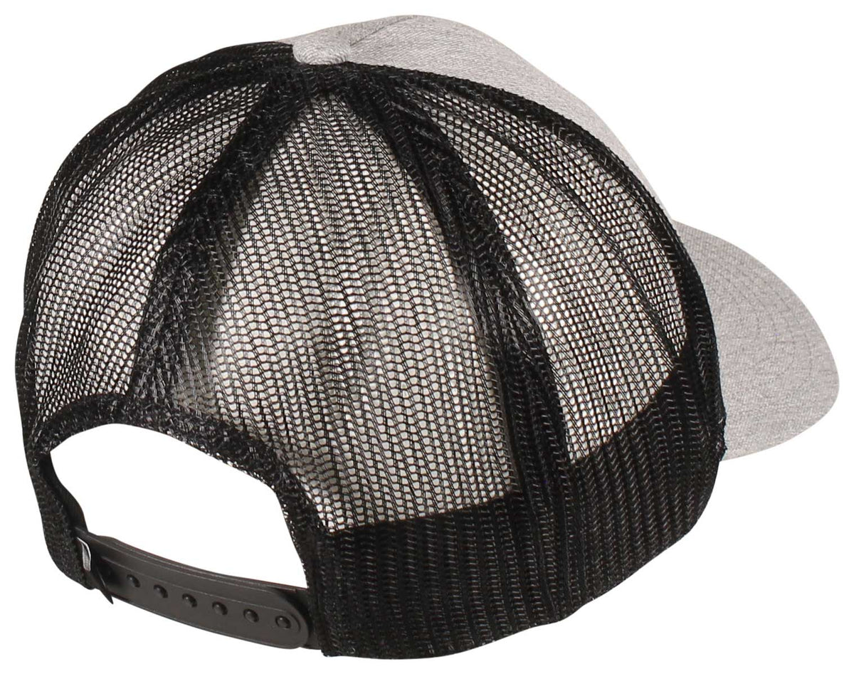 Quiksilver Grounder Trucker Hat - Heather Grey – back view