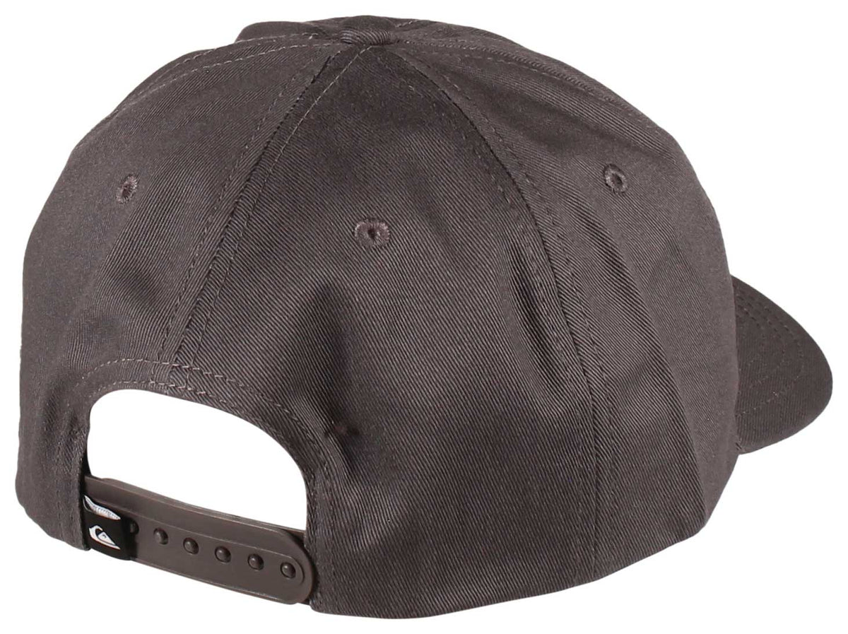 Quiksilver Conundrum Snapback Hat - Tarmac – back view