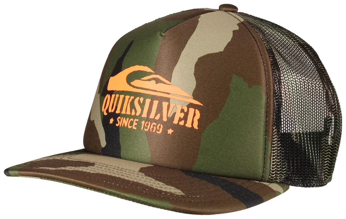 Quiksilver Ways Trucker Hat - Camo