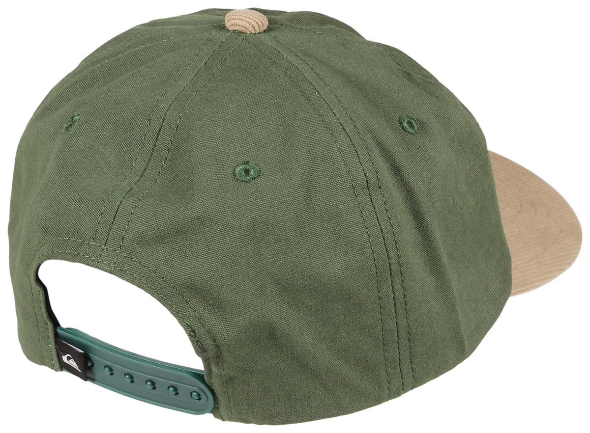 Quiksilver Drift Glider Snapback Hat - Forest Green – back view