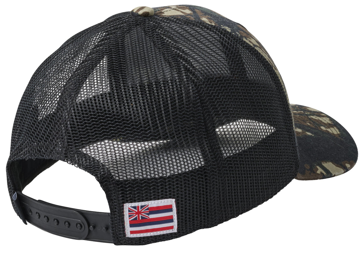 Quiksilver HI Hunter Trucker Hat - Camo – back view