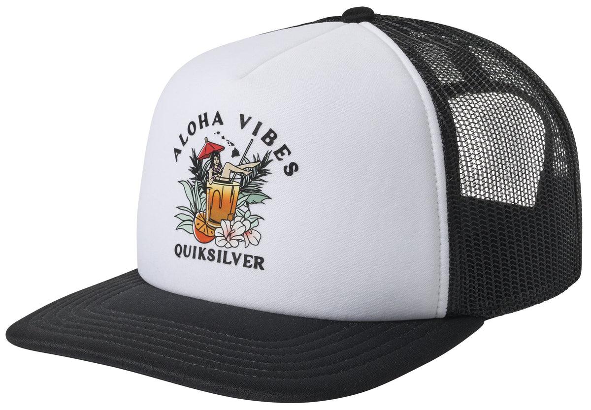 Quiksilver HI Vibing Trucker Hat - White