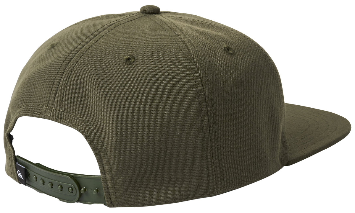 Quiksilver DNA Corp Snapback Hat - Army – back view