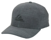 Quiksilver Amped Up Flexfit Hat - Men's Performance Cap, Charcoal