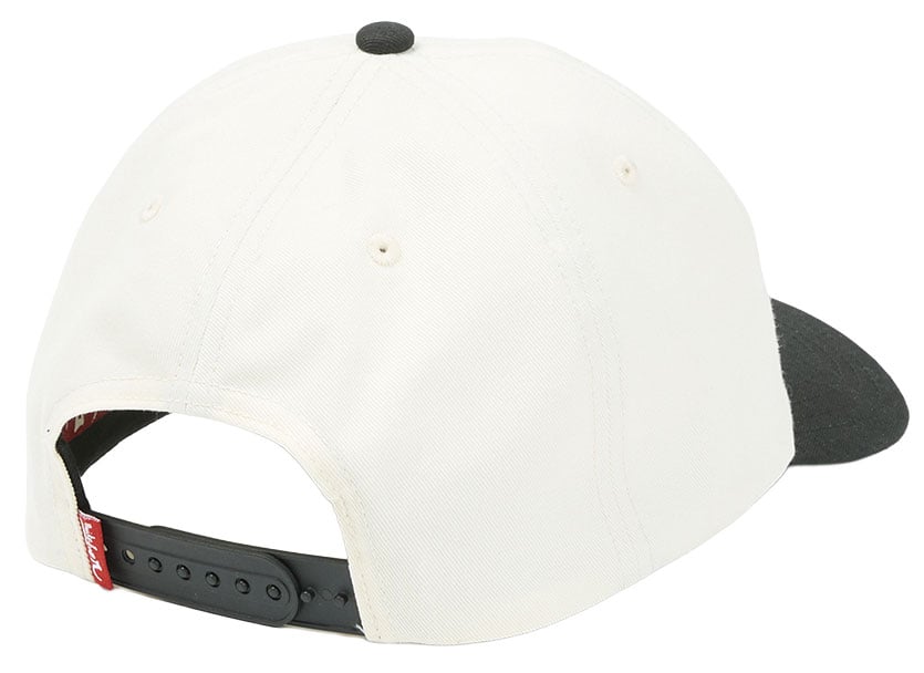 Quiksilver Young Guns Men's Snapback Hat - Snow White – back view