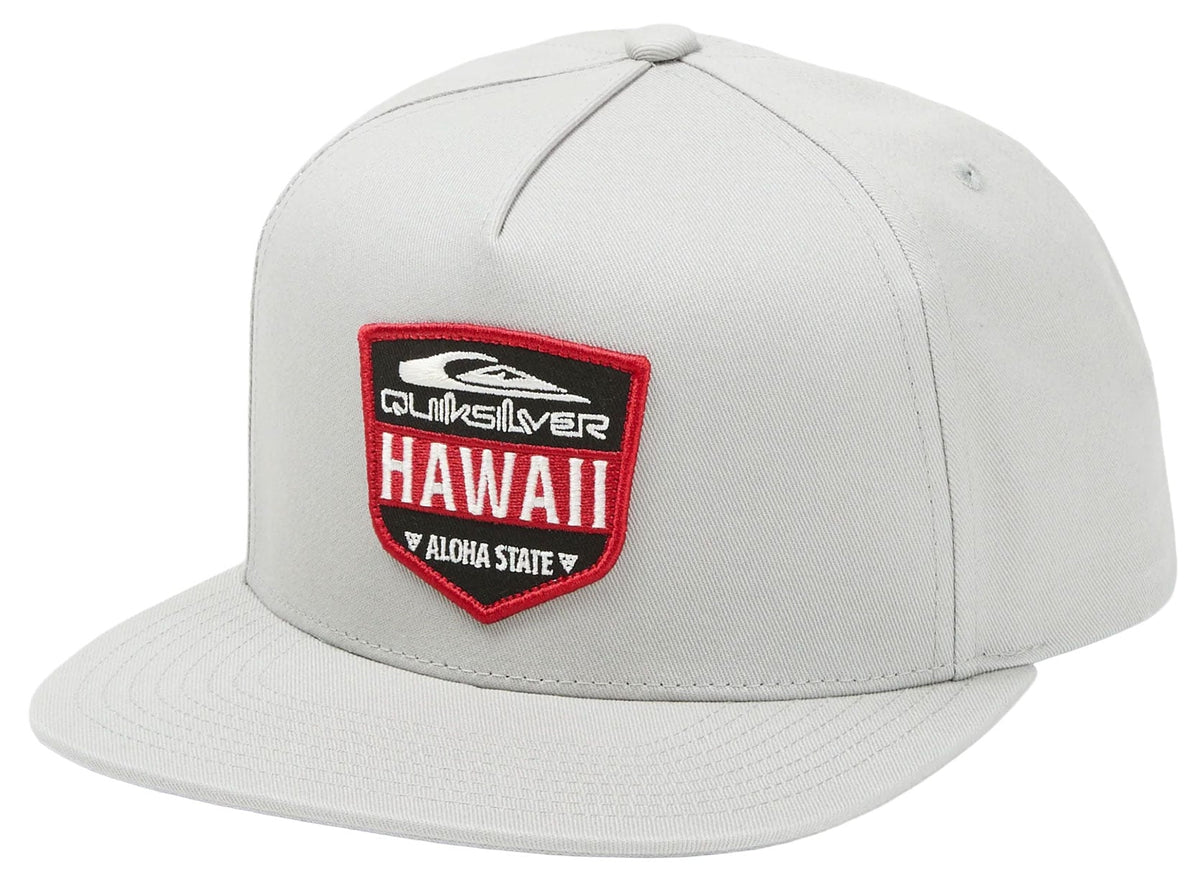 Quiksilver Hawaii Puka Men's Snapback Hat - Quarry