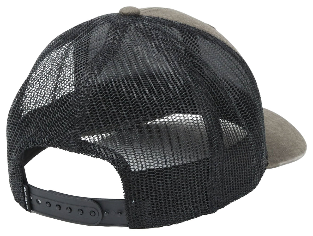 Quiksilver Forever Men's Trucker Hat - Major Brown – back view