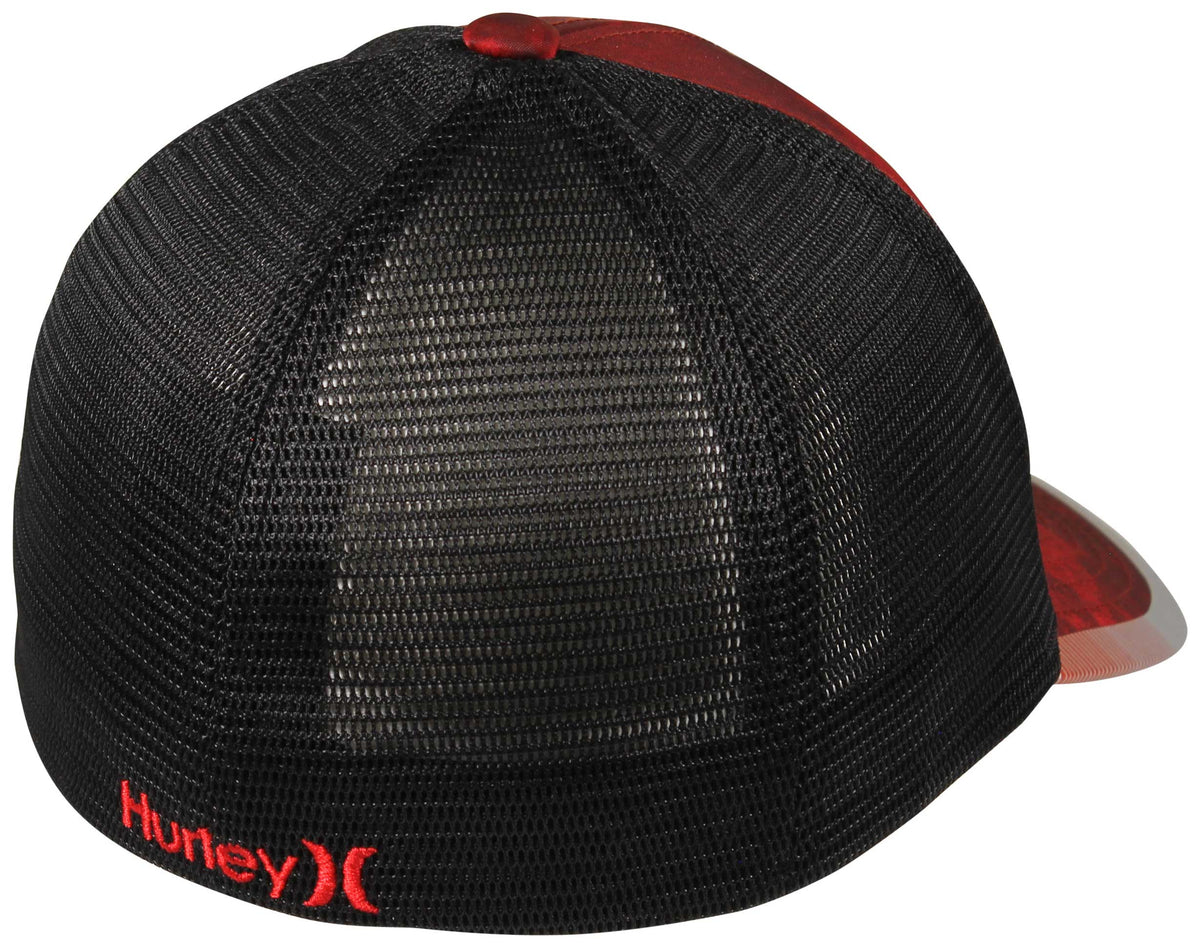 Hurley Mission Trucker Hat - Red, back view