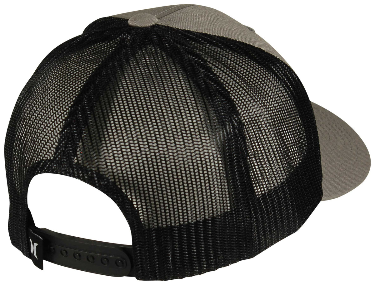 Hurley Corp Staple Trucker Hat - Cool Grey