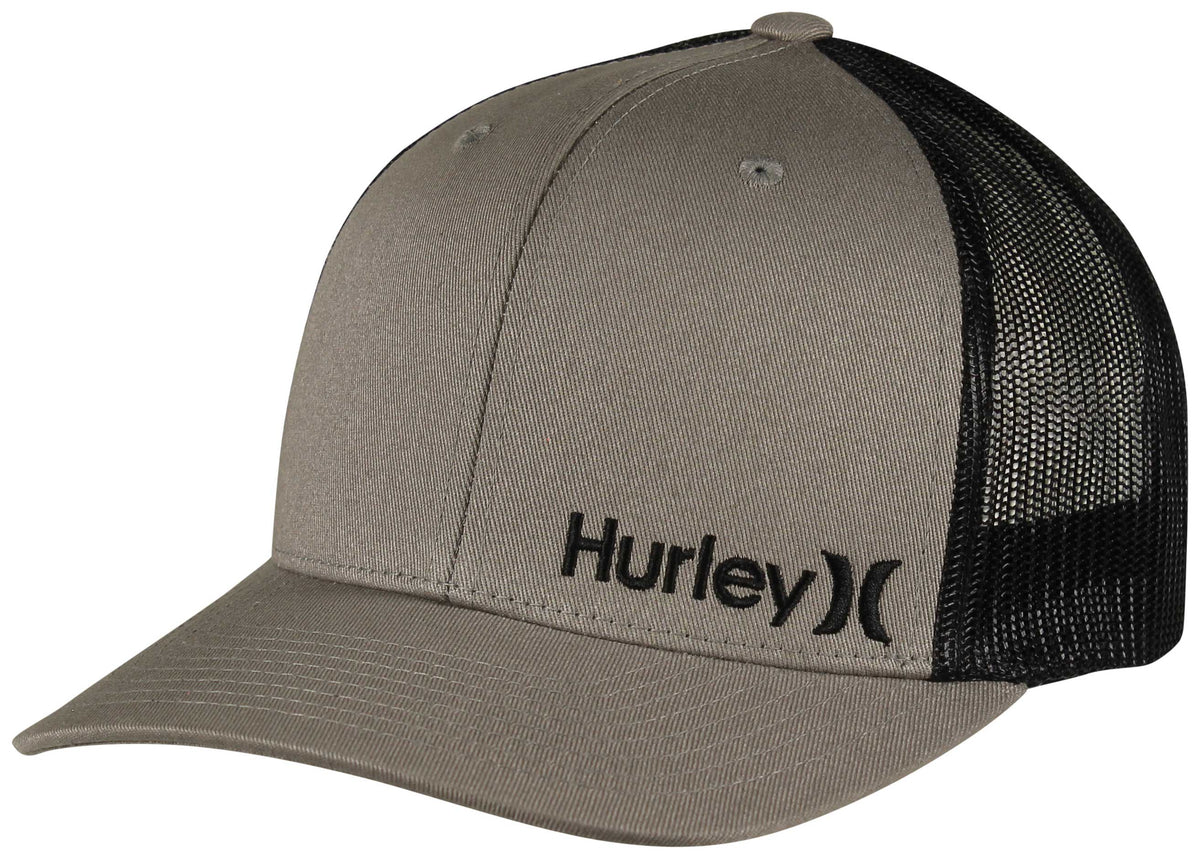 Hurley Corp Staple Trucker Hat - Cool Grey