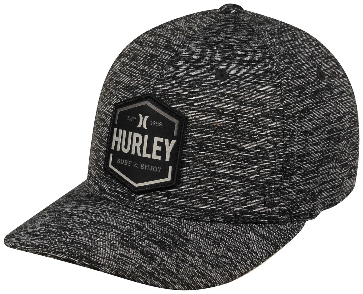 Hurley Wilson Hat - Black, front view