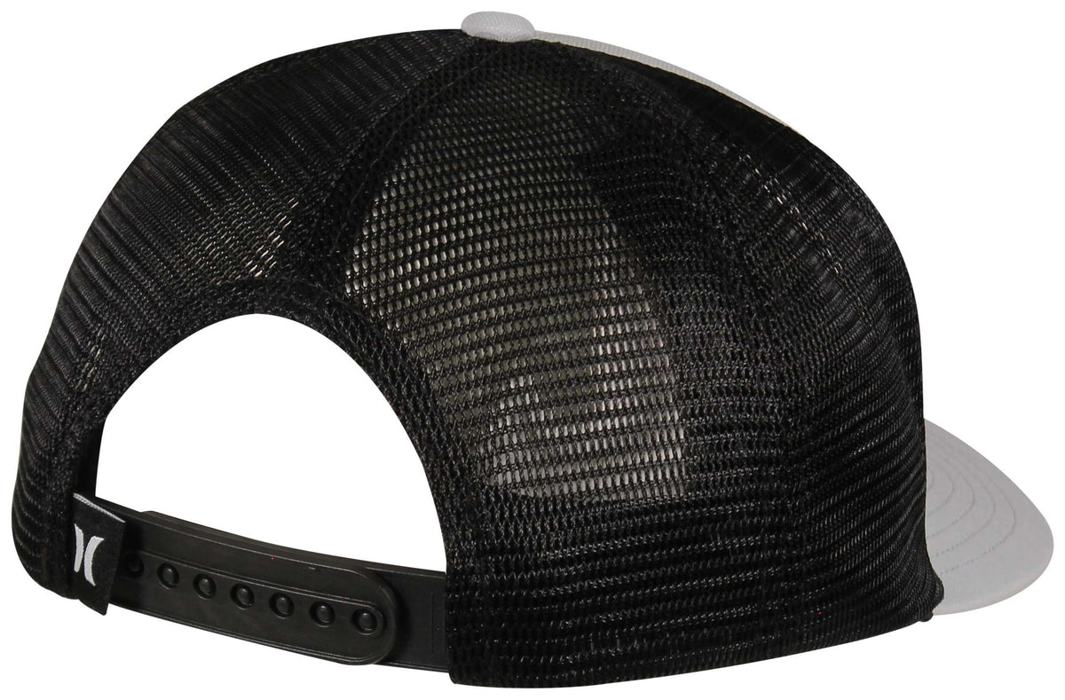 Hurley Charter Trucker Hat - Wolf Grey – back view