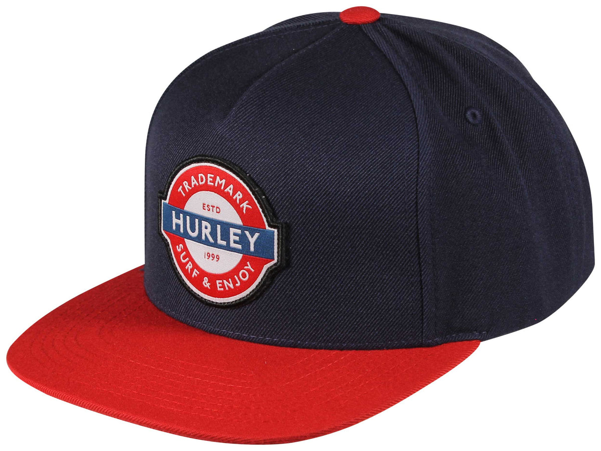 Hurley Underground Snapback Hat - Navy, front view
