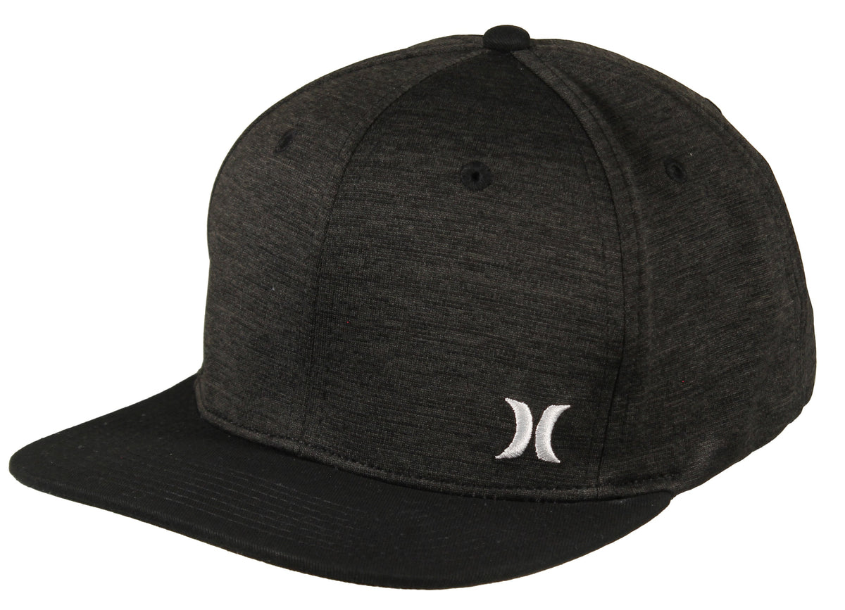 Hurley Mini Icon Flat Hat - Charcoal Heather