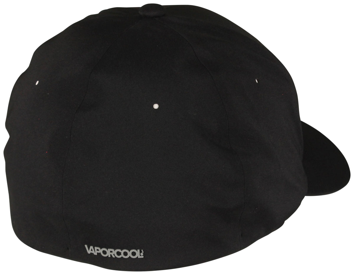 Rip Curl VaporCool Delta Flexfit Hat - Black – back view