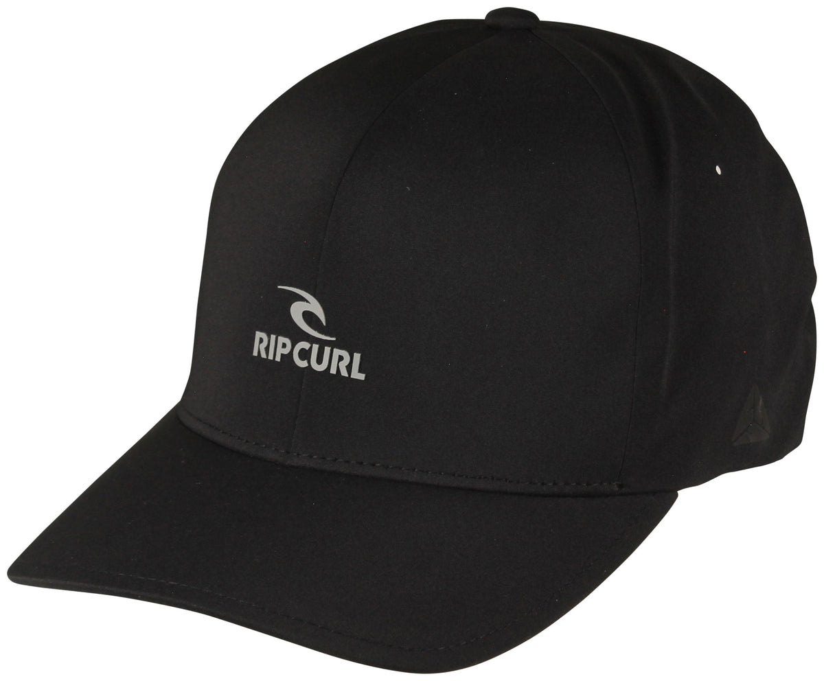 Rip Curl VaporCool Delta Flexfit Hat - Black