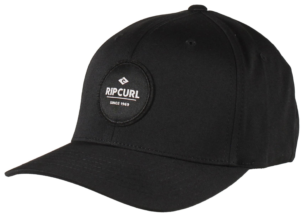 Rip Curl Routine Flexfit Hat - Black Marle