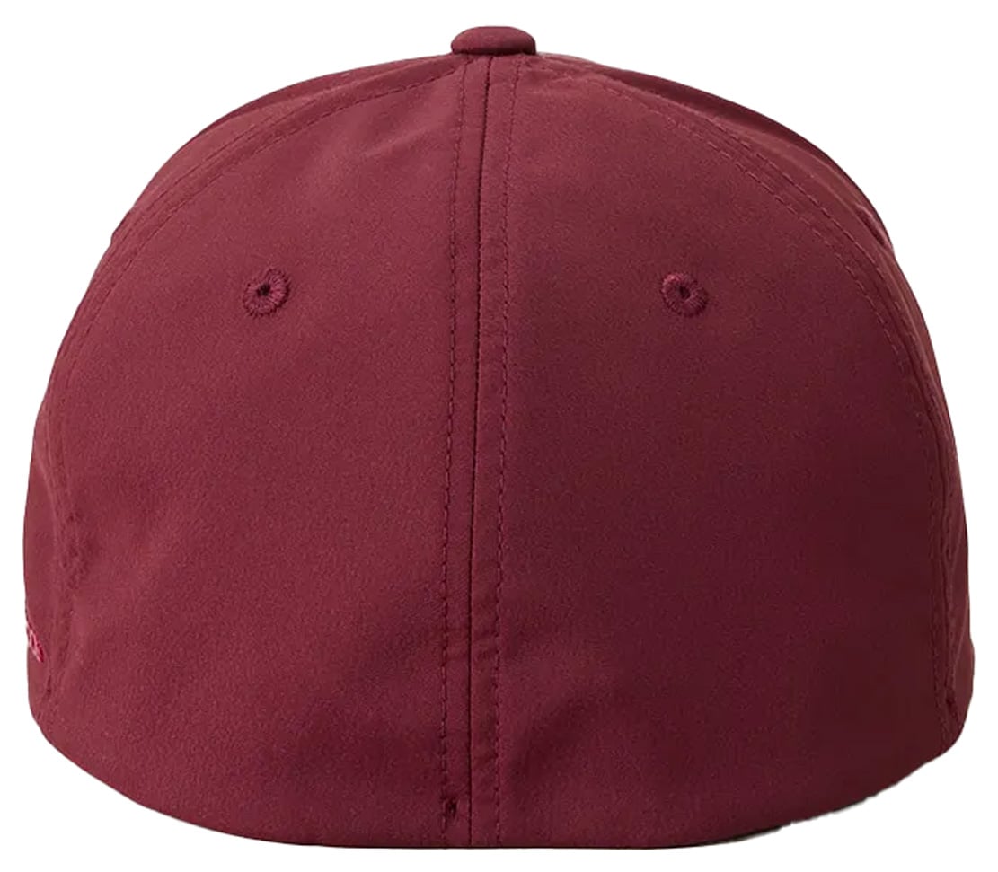 Rip Curl VaporCool Wetsuit Flexfit Hat - Dark Red – back view