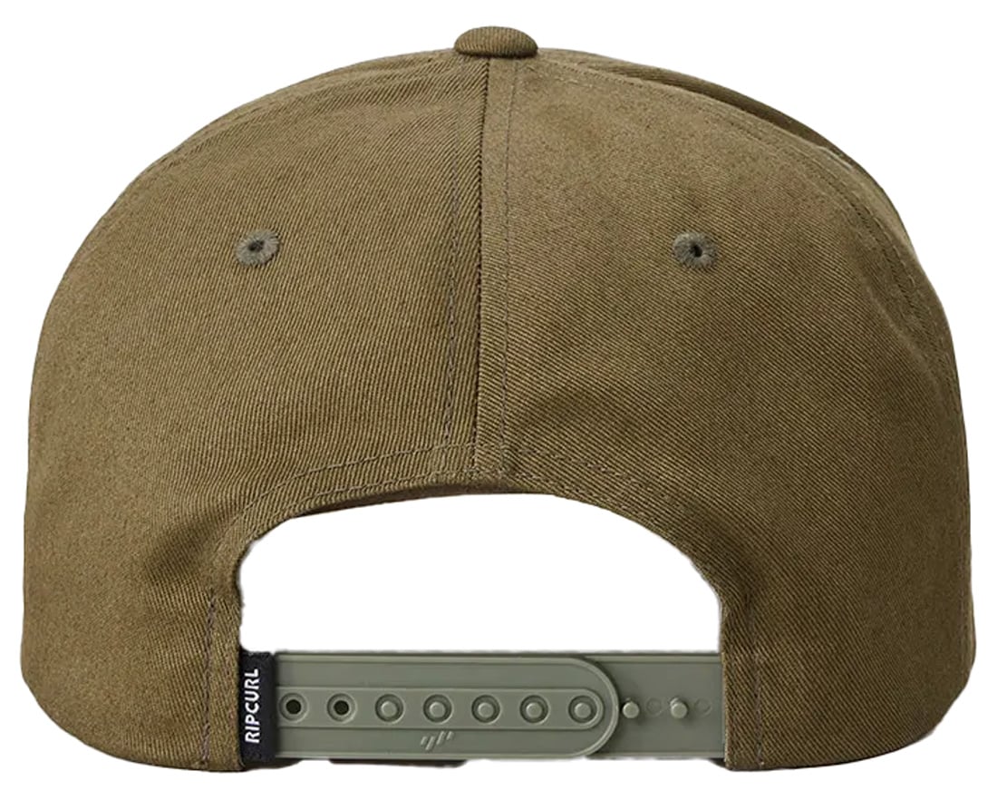 Rip Curl Stapler Snapback Hat - Rock – back view