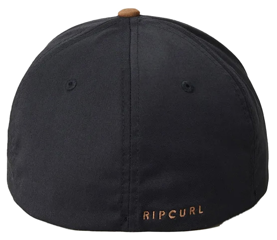 Rip Curl Tepan Flexfit Hat - Black / Tan – back view