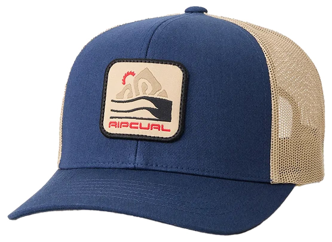 Rip Curl Custom Curve Trucker Hat - Navy / Tan