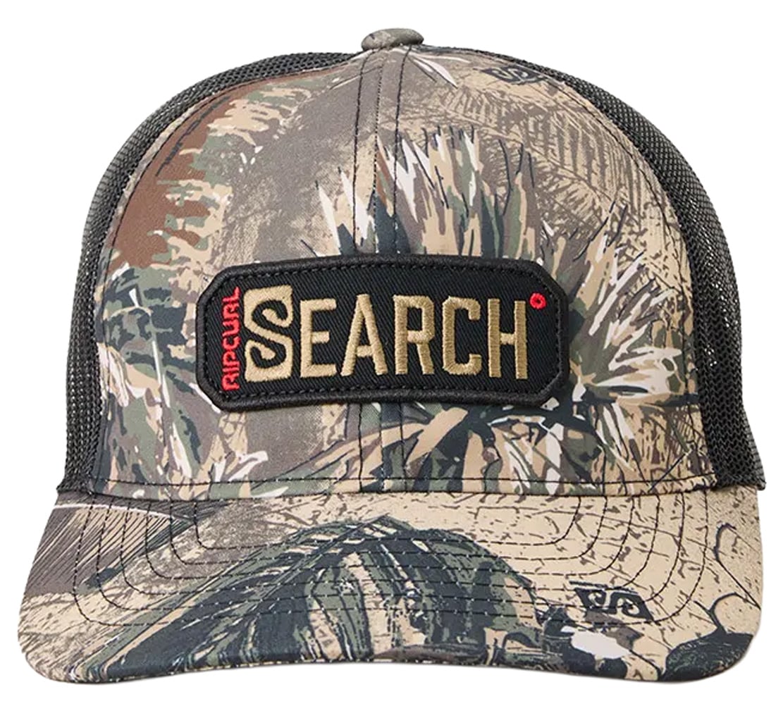 Rip Curl Search Camo Trucker Hat - Khaki