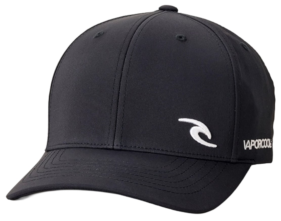 Rip Curl Vaporcool Mini Icon Snapback Hat - Black