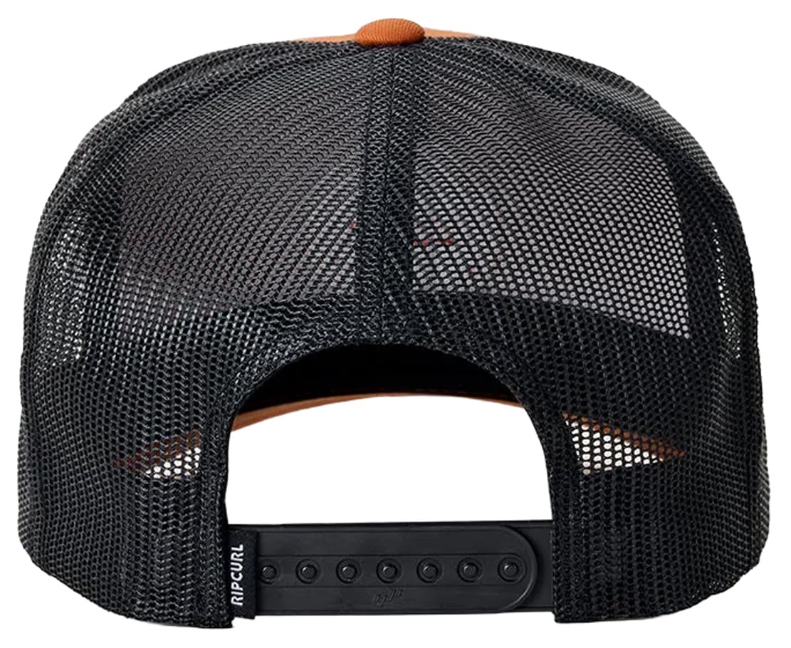 Rip Curl Routine Curve Men's Trucker Hat - Bronze – back view