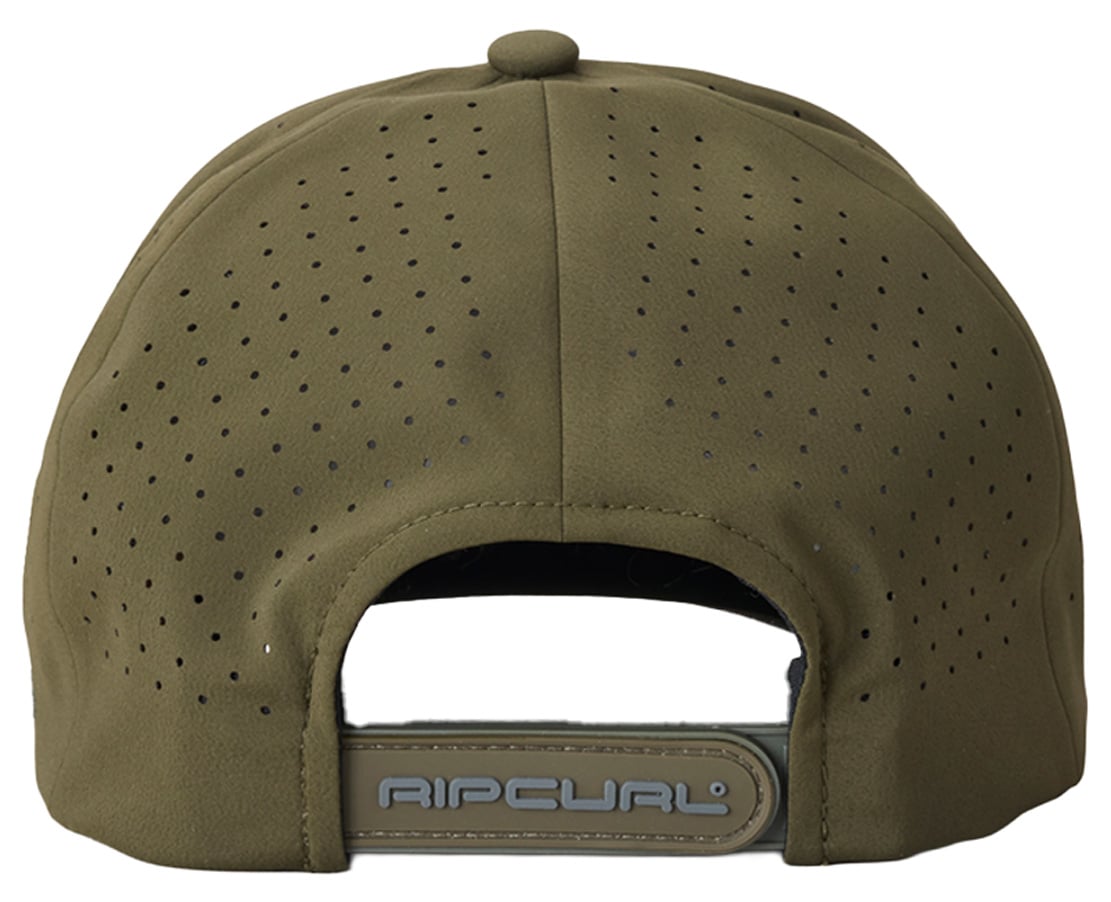 Rip Curl Vaporcool Tube Flexfit Men's Snapback Hat - Olive – back view