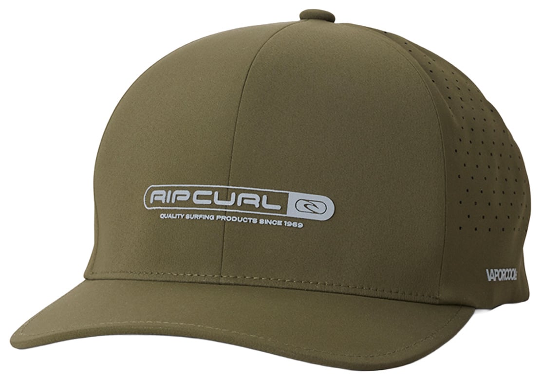 Rip Curl Vaporcool Tube Flexfit Men's Snapback Hat - Olive