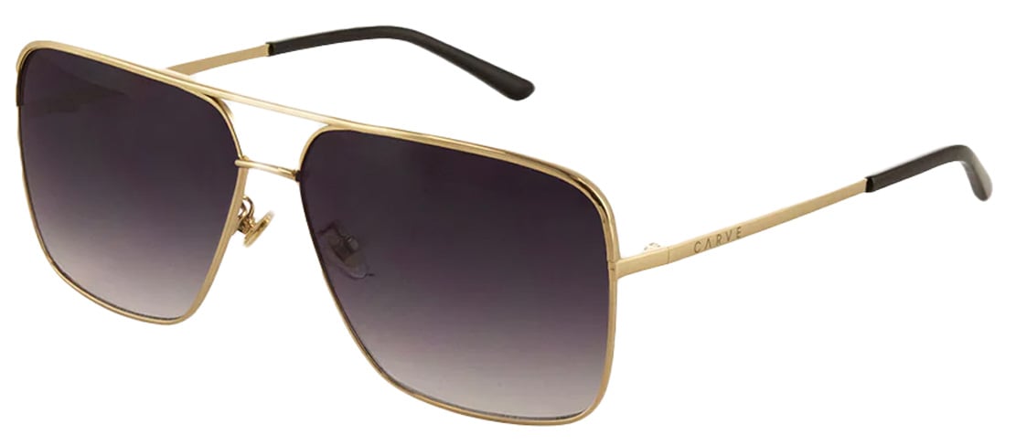 Carve Luxor Sunglasses - Gold / Dark Grey