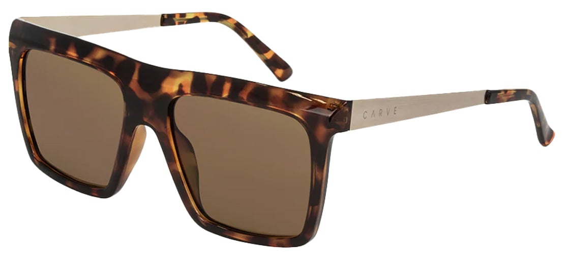 Carve Yoshi Sunglasses - Gloss Torte Gold / Brown