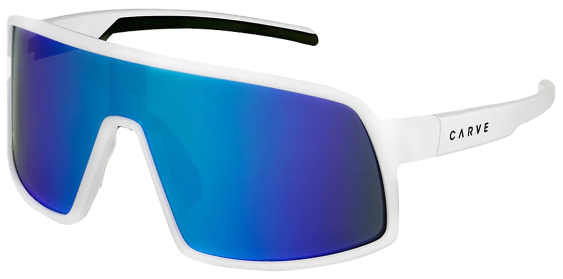 Carve Sierra Sunglasses - Gloss White Grey / Blue Iridium