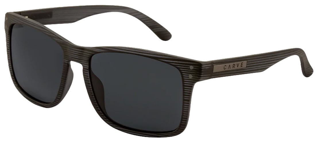 Carve Goblin XL Sunglasses - Matte Translucent Gray Streak / Gray Polarized