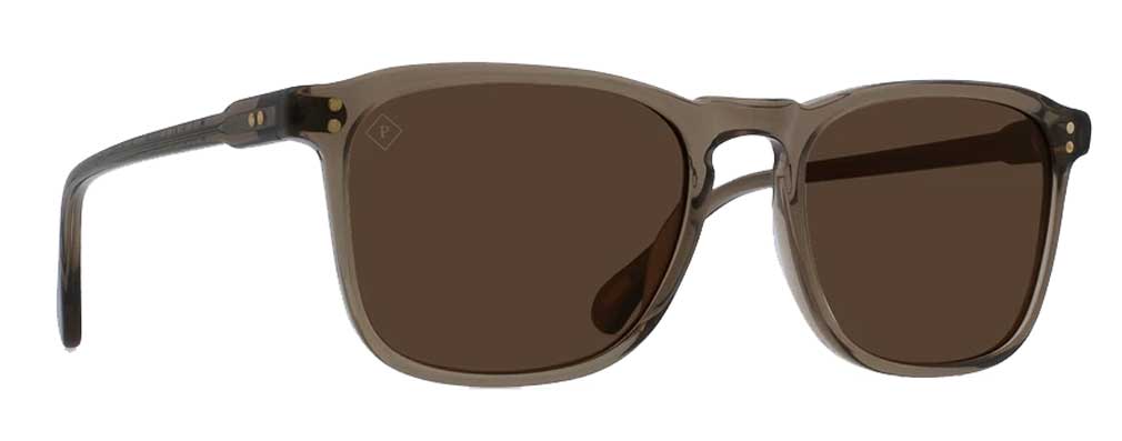 Raen Wiley Sunglasses - Ghost / Vibrant Brown Polarized