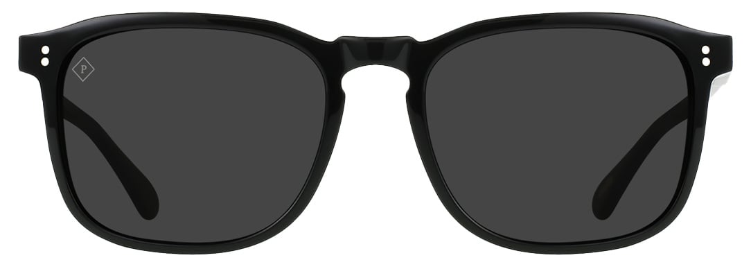 Raen Wiley Sunglasses - Recycled Black / Smoke Polarized – alternate view 1