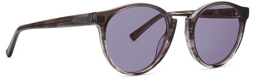 Von Zipper Stax Sunglasses - Asphalt GLS / Grey, front view