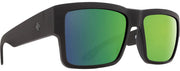 Spy Cyrus Sunglasses - Matte Black / Happy Bronze Green Mirror